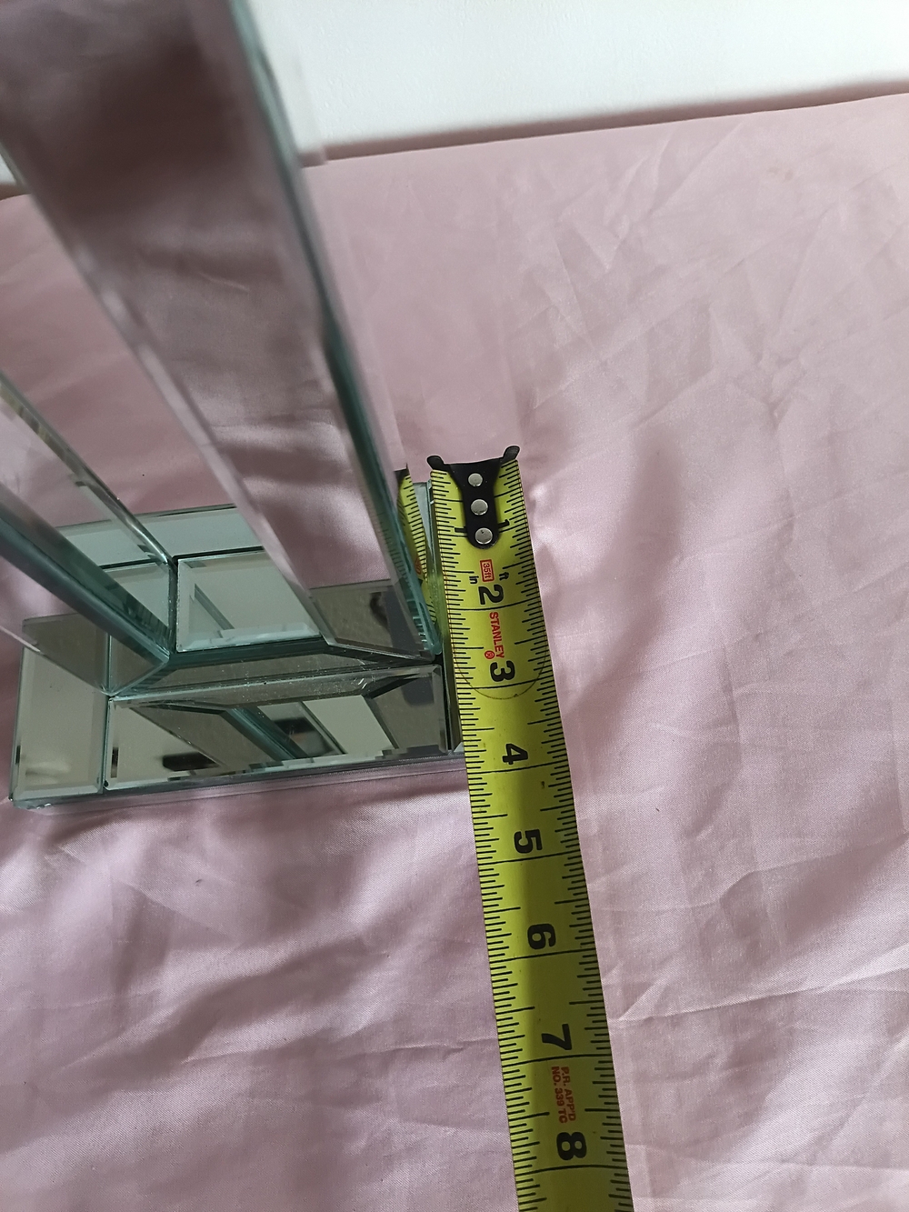 Z Gallerie Mirrored Column Candle Holders - Silver - Picture 15 of 15